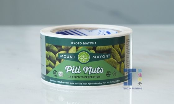 calidad  Food Package Sticker With UV Coating fábrica