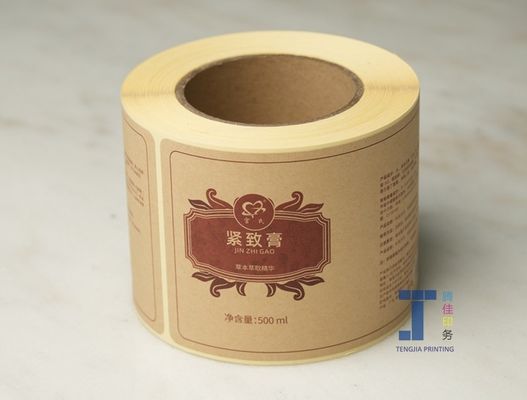 calidad  OEM Personalised Kraft Paper Sticker Label With Matte Lamination fábrica