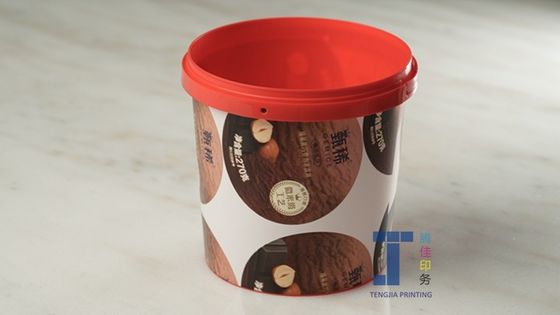 Etiqueta de forma ovalada en moldeo con acabado de superficie brillante e impresión de seda