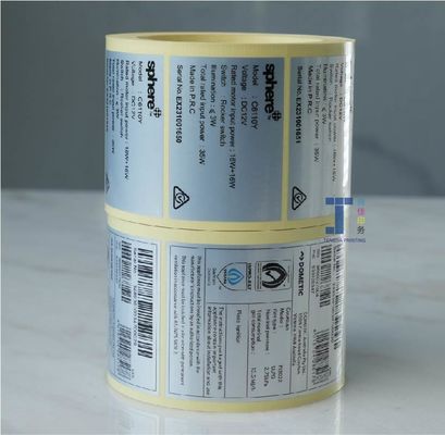 Etiquetas de pegatinas metálicas resistentes a la temperatura
