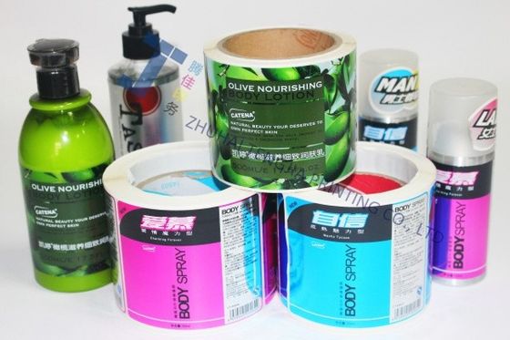 OEM Etiquetas de lavado corporal de lavar botellas de la mano Adhesivos Flexo Impresión