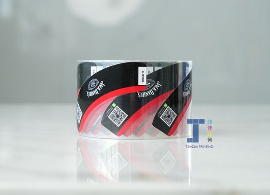 Etiquetas de botellas de vino personalizadas de PE PET duraderas de revestimiento brillante mate