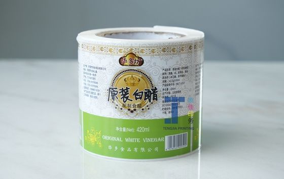 Personalización Adhesivos para empresas de alimentos Etiquetas autoadhesivas de alimentos Eco-friendly