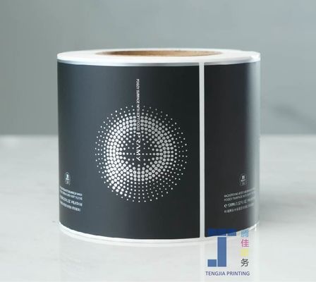 Diseño llamativo Etiquetas personalizadas de aceites esenciales Etiquetas de frascos cosméticos Resistente al agua
