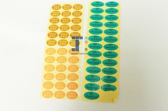 Laminado incrustado ovalado de color mate y brillante