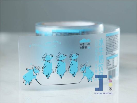 50micron-150micron etiquetas transparentes personalizadas rollo de embalaje transparente pegatinas
