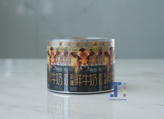 Etiquetas duraderas CMYK de color transparente para el vidrio resistente al calor